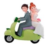 Figura novios moto