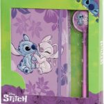 DIARIO C/CANDADO Y BOLIGRAFO STITCH