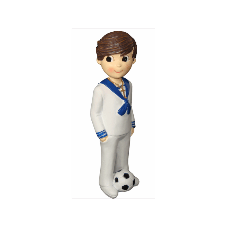 Figura niño marinero balón